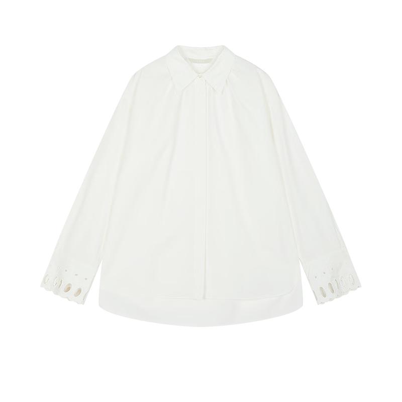 Less Women's H-Shape Commuter Long Sleeve Shirt