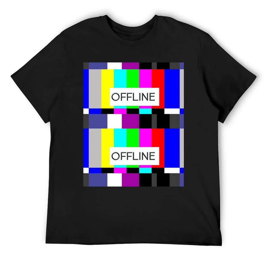 Oflline T-Shirt Cheap Stuff Plus Size Clothes Plain Graphic Tee Shirt T-Shirts For Men Cotton
