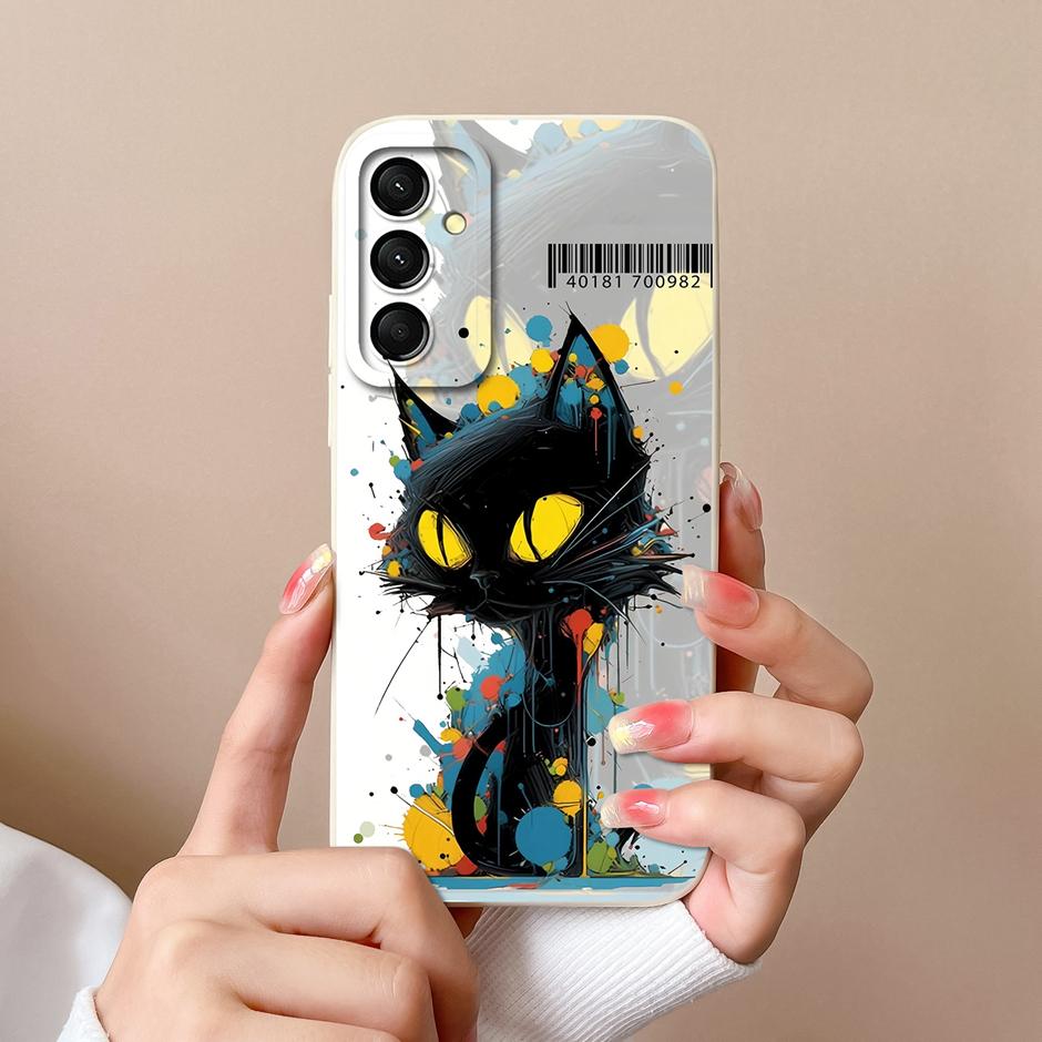 Case For Samsung Galaxy M23 M33 M35 M53 5G Fashion Black Coconut Tree Silicone Soft Cover SamsungM23 M 33 M35 M53 5G Funda Shell