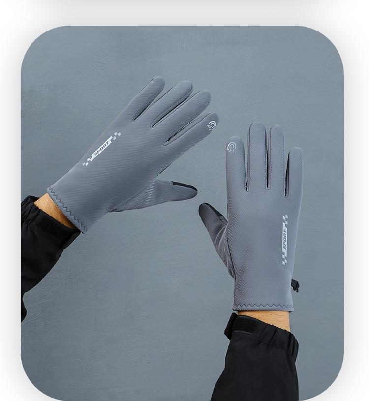 Unisex Waterproof Windproof Touchscreen Winter Gloves for Cycling, Driving, and Riding - Warm Velvet Lining for Cold Weather