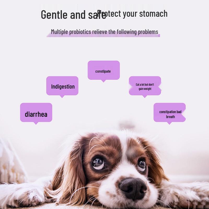 Pet Probiotic Tablets for Dogs & Cats - Deodorizes & Reduces Halitosis - 180 Count