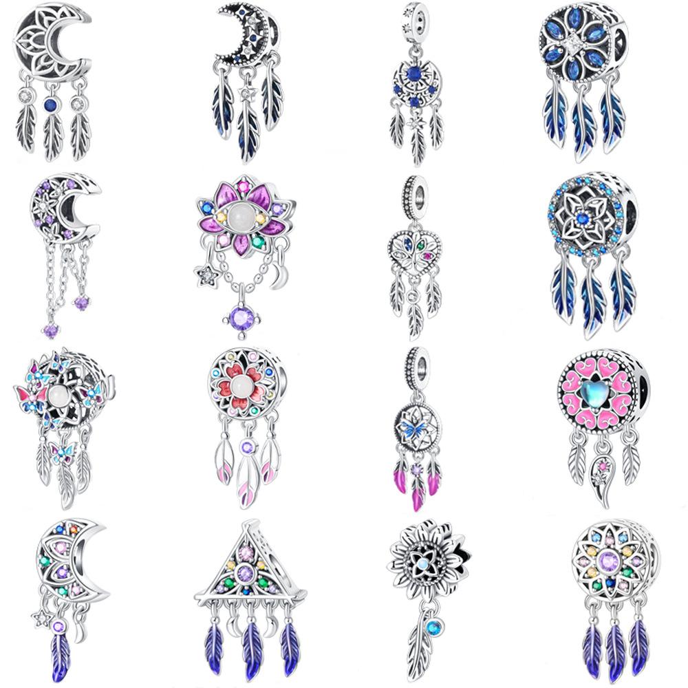 Dreamcatcher Style Hollow Beaded Jewelry DIY Bracelet Necklace Accessory Kit Fashion Versatile Jewelry Making Supplies
