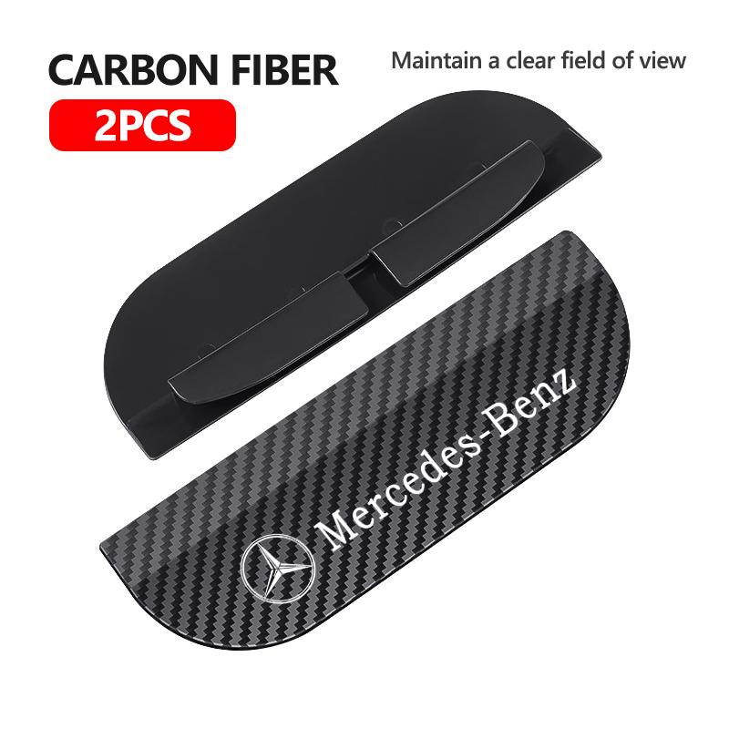 

2PCS Car Rearview Mirror Rain Eyebrow Protector Auto Decoration Accessories For Benz Exclusive AMG SPRINTER V CLASS VIANO W124