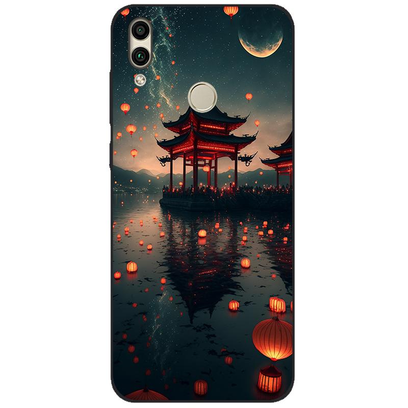 For Huawei Honor 8C 8 C Shockproof Protective Phone Case on Honor 8C Fashion Silicone Cover Honor8C Case 6.26" Honor 8C Case