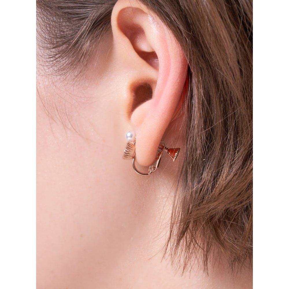 Shining Pearly Stone Bracelet Earrings Elspee500
