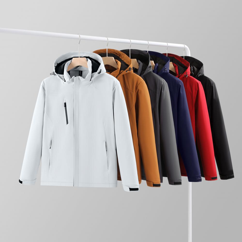 Unisex Graphene-Enhanced Windbreaker: Cotton & Velvet, Heat-Retaining, Windproof, Waterproof, Custom Embroidery