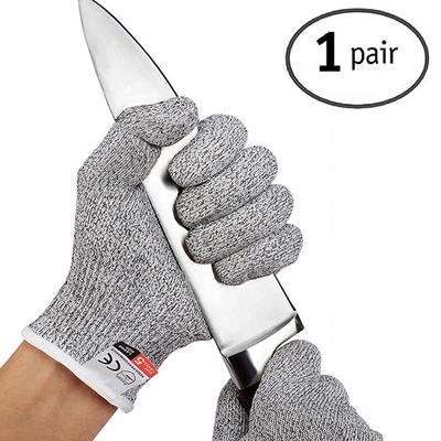 Hppe Level 5 Sicherheits-Anti-Schnitt-Handschuhe. Hochfeste Anti-Schnitt-Glasschneidehandschuhe