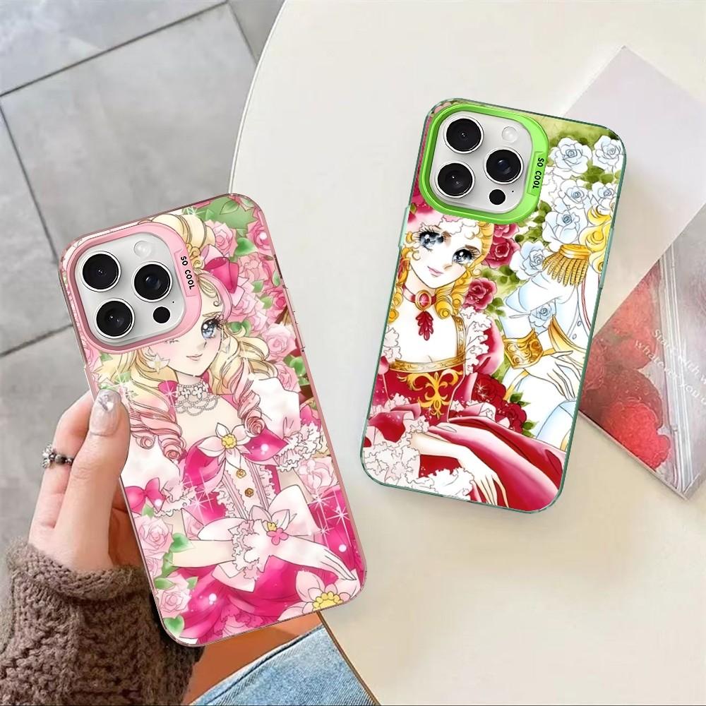 The Rose Of Versailles Phone Case For iPhone 16 15 14 13 12 11 Pro Max X XR XSMAX 8 7 Plus Matte Shockproof Back Cover