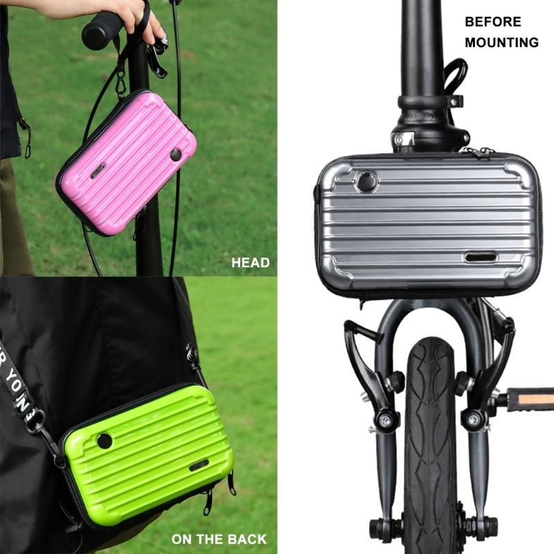 Folding Bicycles Bag Carriers Block Front Carriers Adapter Water Resistant Folding Bike Bag Cycling Accessory Bag