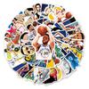 50 Stück Curry Basketball Superstar Graffiti Aufkleber für Koffer, Roller, Computer, Tablet, Cartoon Dekor.