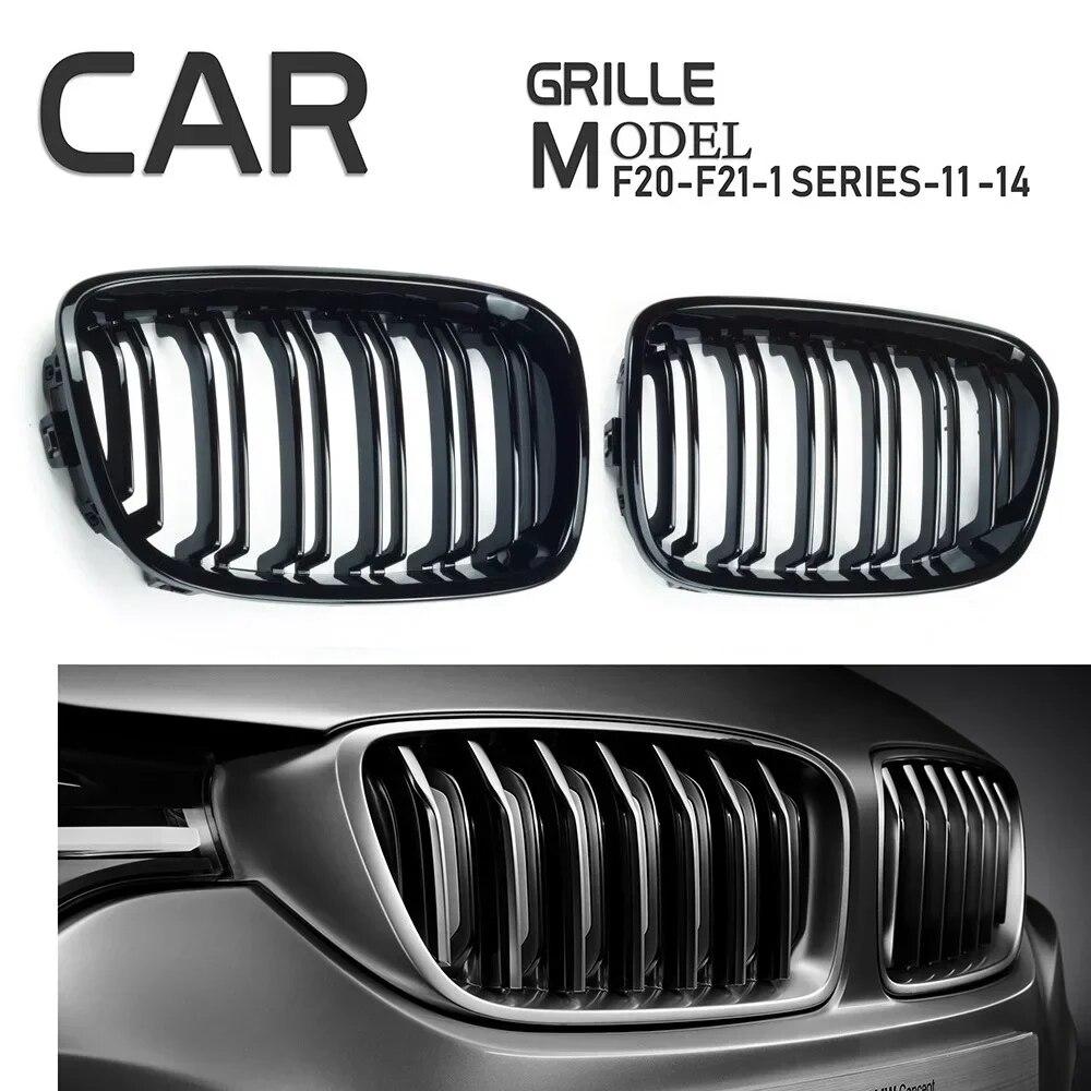 

Передний бампер, решетка для почек, спортивная решетка с двойной планкой для BMW Pre-LCI F20 F21 1 серии 2011-2014, автомобильные аксессуары, запасная часть