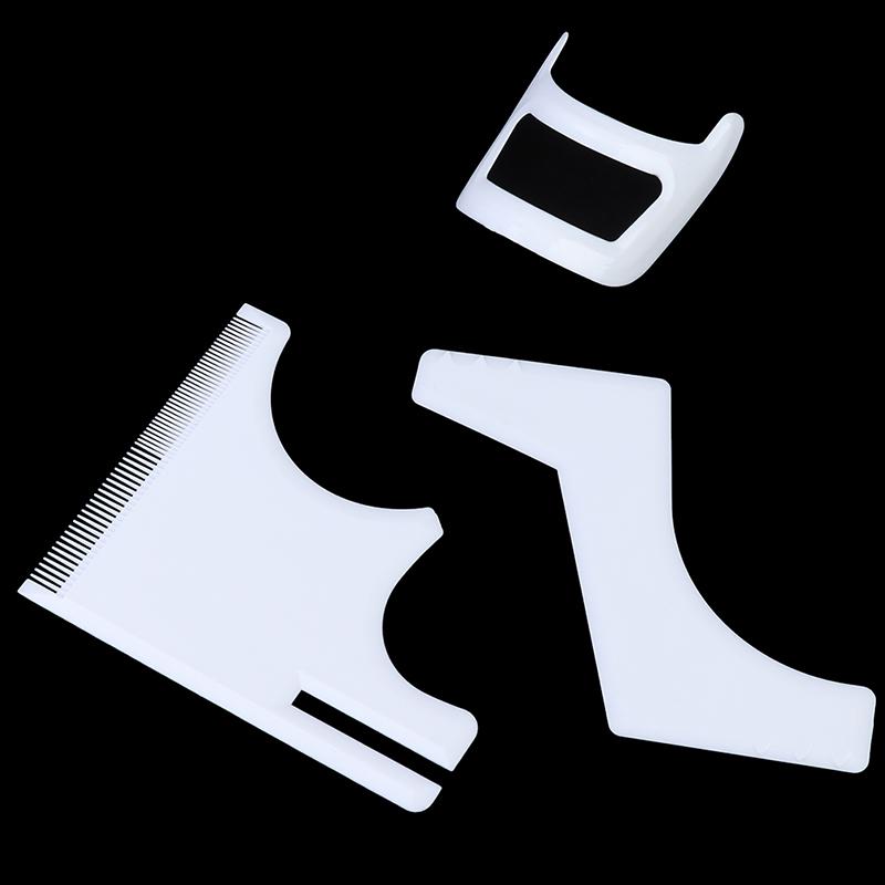 5 Stück/Los Bartkamm Salon Bartstyling Vorlage zum Bartformen Trimmerwerkzeug