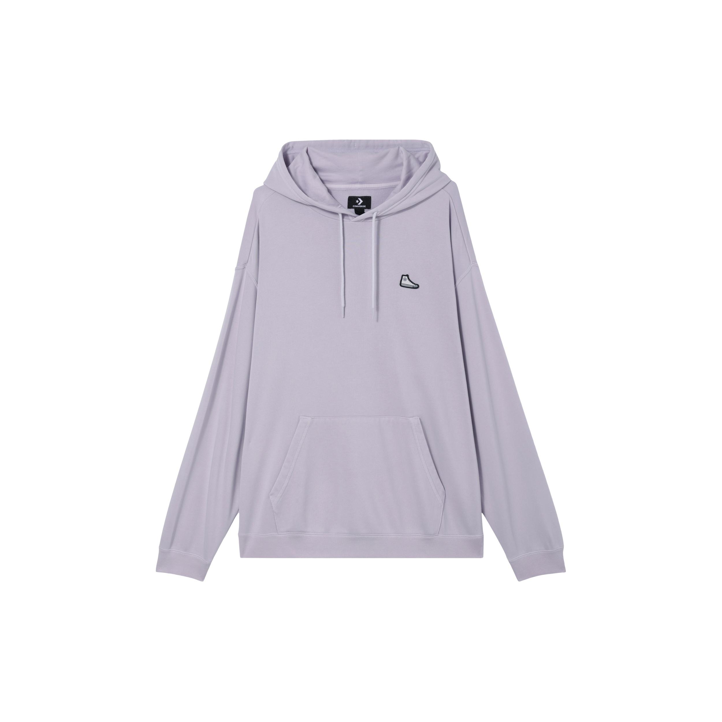 Converse Go To Embroidered Sneaker Patch Hoodie Asia Sizing  Light Purple  Men s 10025456-A06 XL