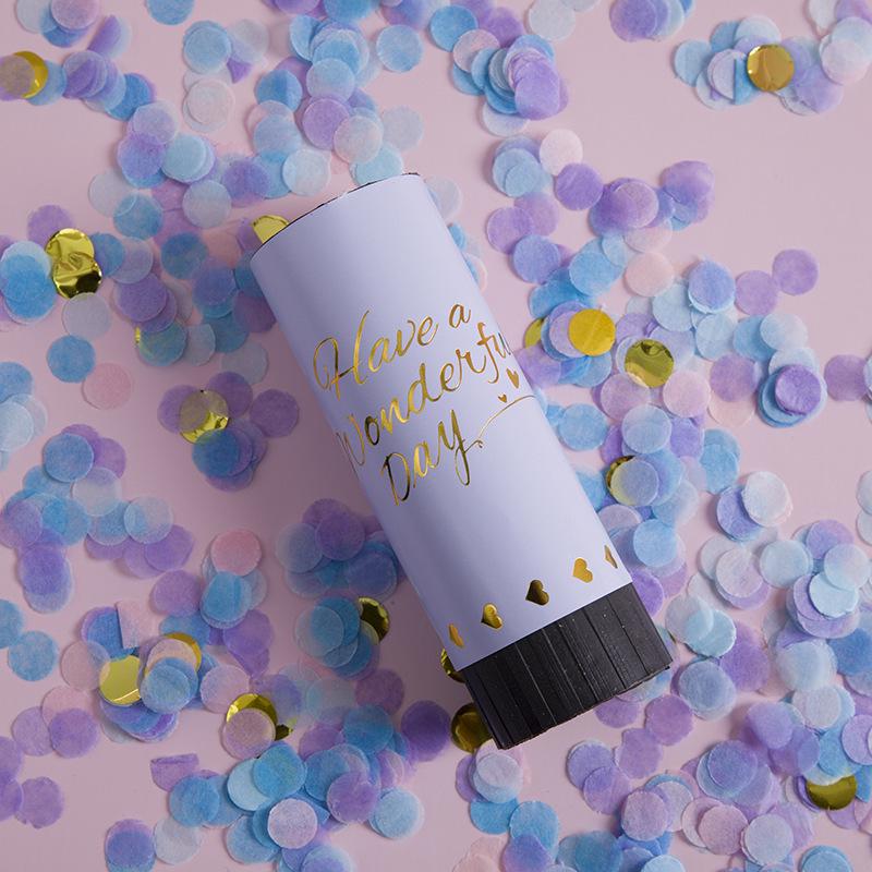 Colorful Macaron Flower Fountain Handheld Firecracker for Birthdays & Weddings