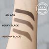 Eelhoe Hairline Eyebrow Liner (Black With Eyebrow Stickers) Eyebrow Pencil For Natural Lazy Person'S Quick Makeup Eyebrow Liner