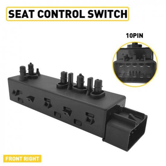 Right Passenger Side Switch Control Power Seat 8 Way Fit 2007-14 12451498 Chevy
