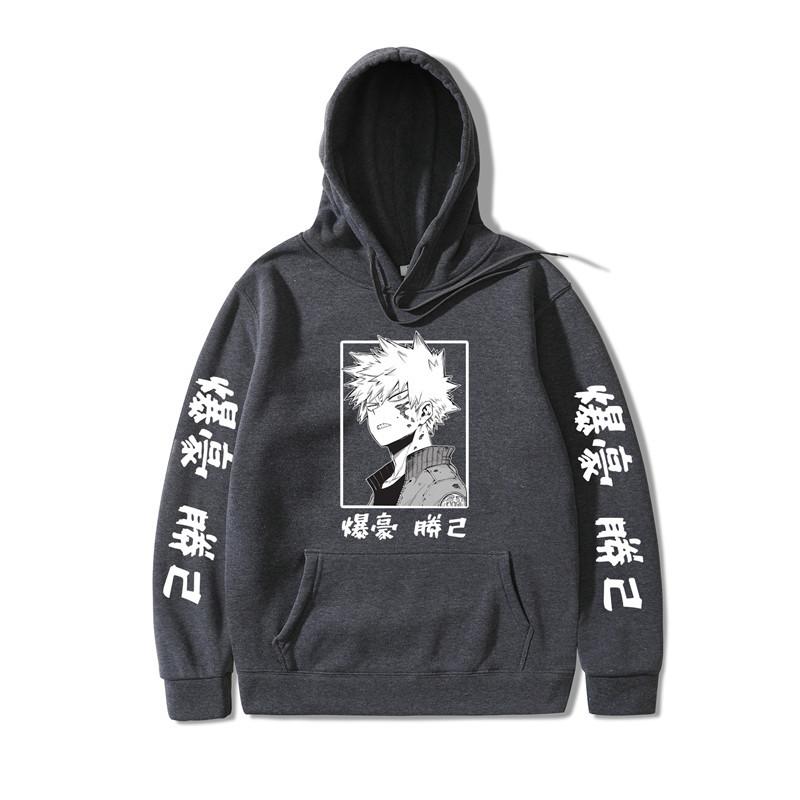 No Hero Academia Kaminari Denki Hoodies Autumn Winter Fleece Streetwear