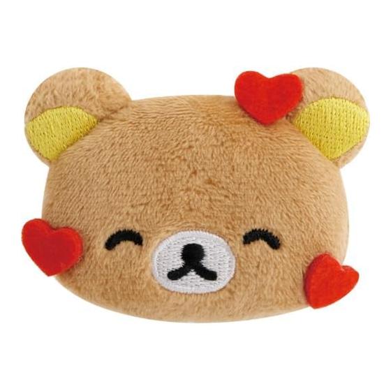 AB38602 Rilakkuma Emojis Plush Toy Stuffed Badge Rilakkuma