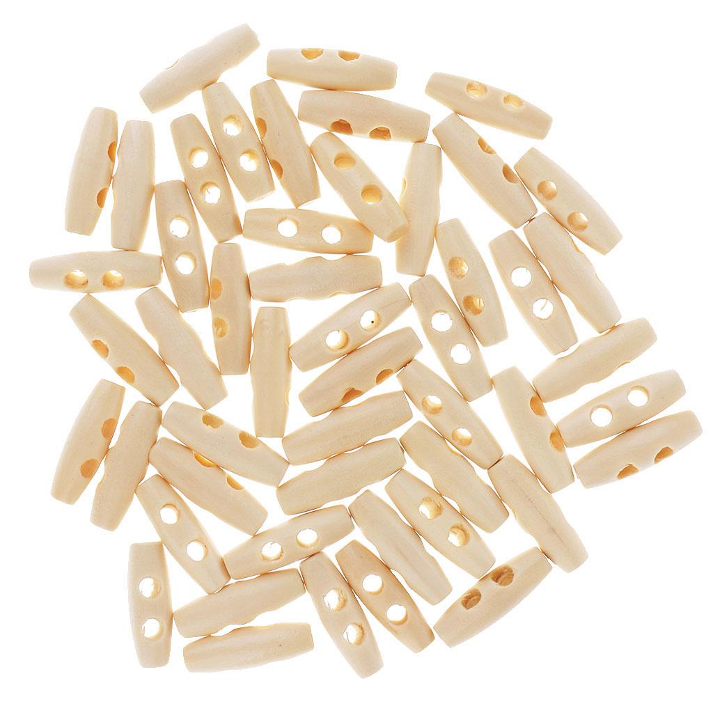 50 Pieces Sweater Coat Buttons, Vintage Horn Buttons Craft Accessories for