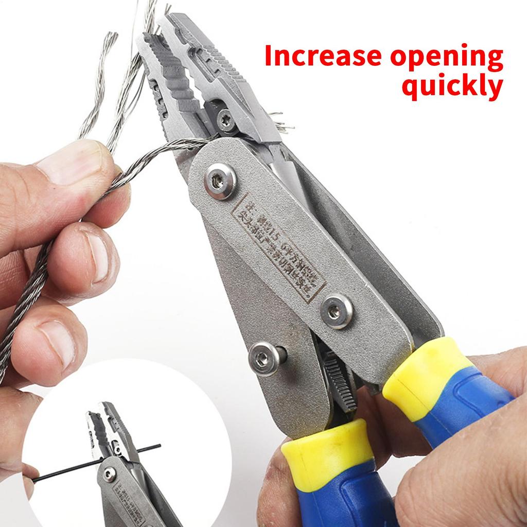 Multi-Function Wire Stripping Tool Adjustable Wire Crimping Pliers Foldable Multifunctional Electrician Equipment for Cutting