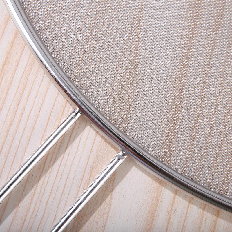 Cooking Frying Stainless Steel Anti Splatter Guard Oil Net Grease Splatter Screen Pan Mesh Guard Screen Splash Cover