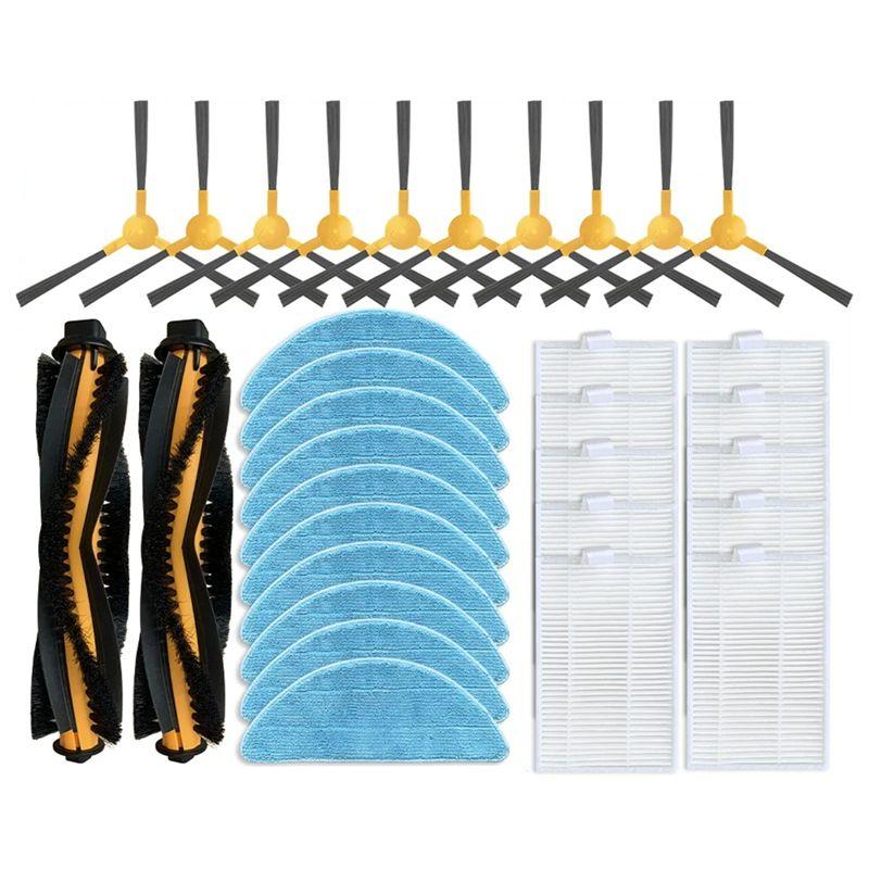 A20F-For LIECTROUX C30B XR500 E30 Proscenic 800T 820S 820T 830T Robot Vacuum Main Side Brush Hepa Filter Mop Rag Spare Parts