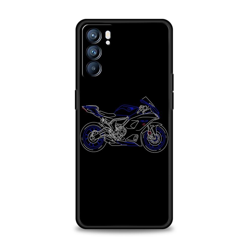 Moto Cross Motorcycle Phone Case For OPPO Find X5 A54 A53 A52 A9 2020 A15 A95 A76 A74 A12 Reno7 SE Reno6 Pro Plus 5G Cover