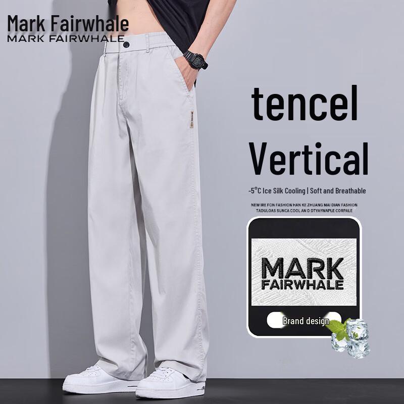 MARK FAIRWHALE Men s Summer Casual Straight-Leg Pants M