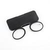 Stick On Phone Mini Clip Nose Bridge Reading Glasses +1.0 To + 3.0 Portable Presbyopic Glasses With Case Diopter Eyewear