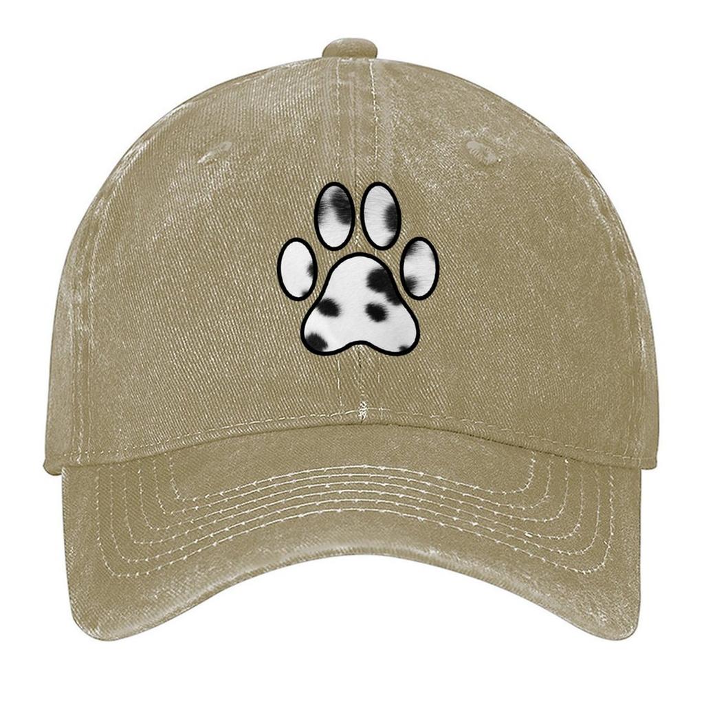 Dalmation Paw Baseball Cap Military Tactical Cap funny hat Male hat Golf Hat Man Sun Hats For WomenMen's