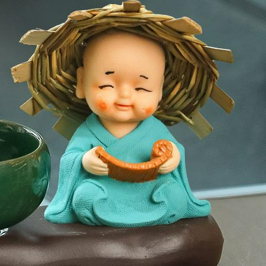 

Украшения из смолы «Маленький монах Дзен» — декор для дома в китайском стиле для крыльца или книжного шкафа Wisdom Little Monk