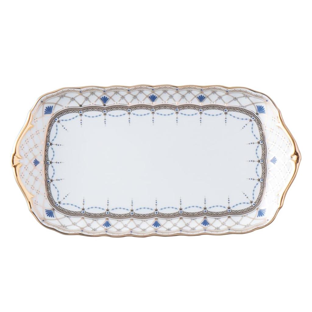 NARUMI Prima Donna Made In Gift Gift Plate, 23cm, Gold, Japan, Stylish, Gorgeous, Elegant, Tray, Boxed, 52476-329