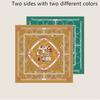 New Hand Rolled Twill Silk Scarf Women Fashion Double Side Printed Square Scarves Wraps Echarpes Foulards Femme Hijab 53CM