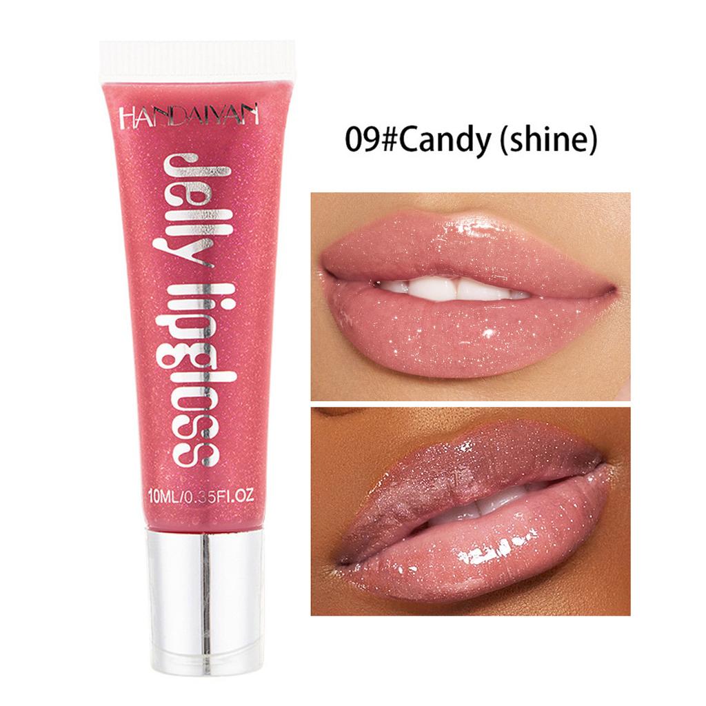 HANDAIYAN Mirror Moisturizing Glass Lip Gloss Candy Color Jelly Jelly Lip Color Tidal Lip Glaze