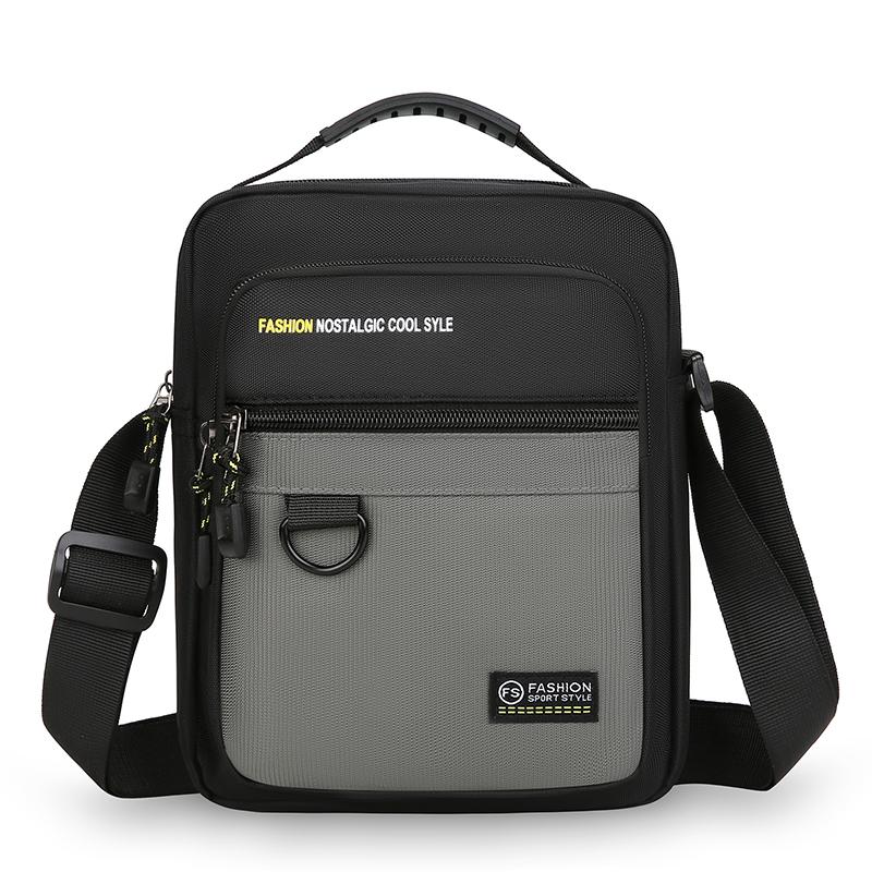 Borsa a tracolla da uomo, nuova borsa casual da uomo, impermeabile, multifunzionale, per esterni