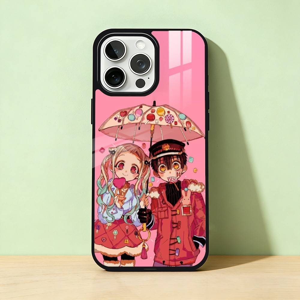 

AAA Toilet-Bounds Hanakos-kuns Phone Case For iPhone 17 16 15 14 13 12 11 Pro Max Plus Silver Matte Black Cover iPhone13