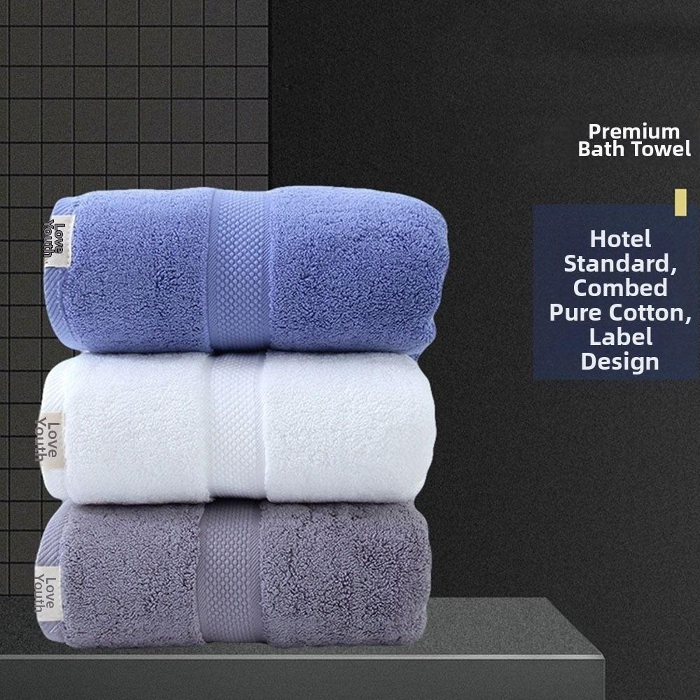 Absorbent Bath Towel Thickened Adults Serviette Towel Face Towel Beach Towel  Hotel