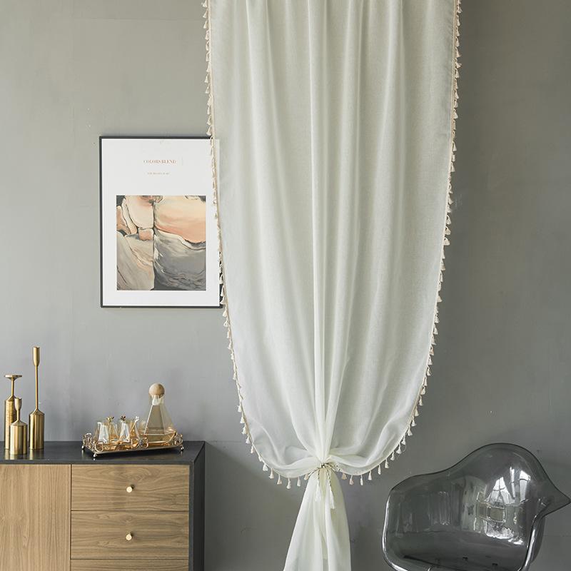 Exclusive For Curtains, Window Screens, Finished Products, Simple Modern Su Style, Living Room, Bedroom, Full Dolly Bay Windows