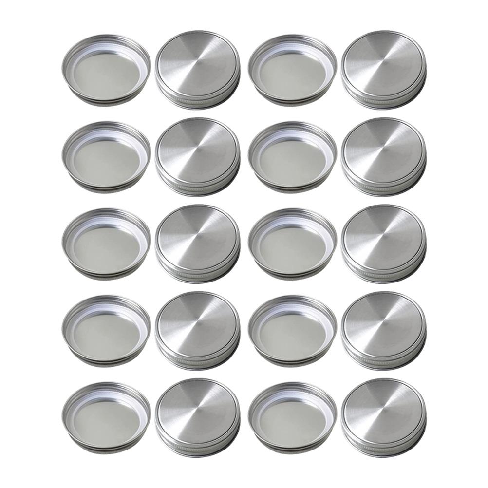 20Pcs Mason Can Lids Covers Mason Jar Lids Caps Mason Can Sealed Covers