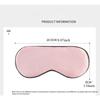 Breathable Blackout Eye Mask Double-sided Imitation Silk for Ice Hot Compress Sleep Travel Office Home