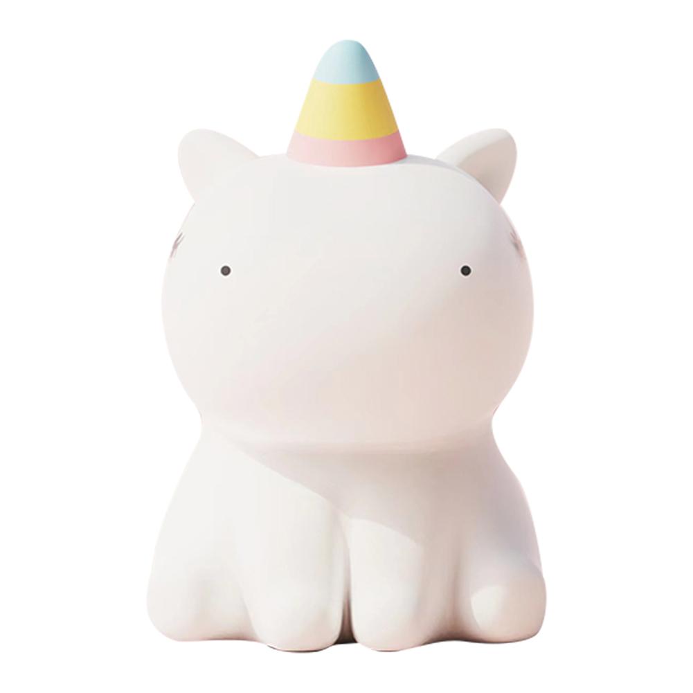 Animals Silicone Table Lamp USB Rechargeable 1200mAh Bedside Cute Children Nightlight 3 Brightness Adjustable Bedroom Decoration