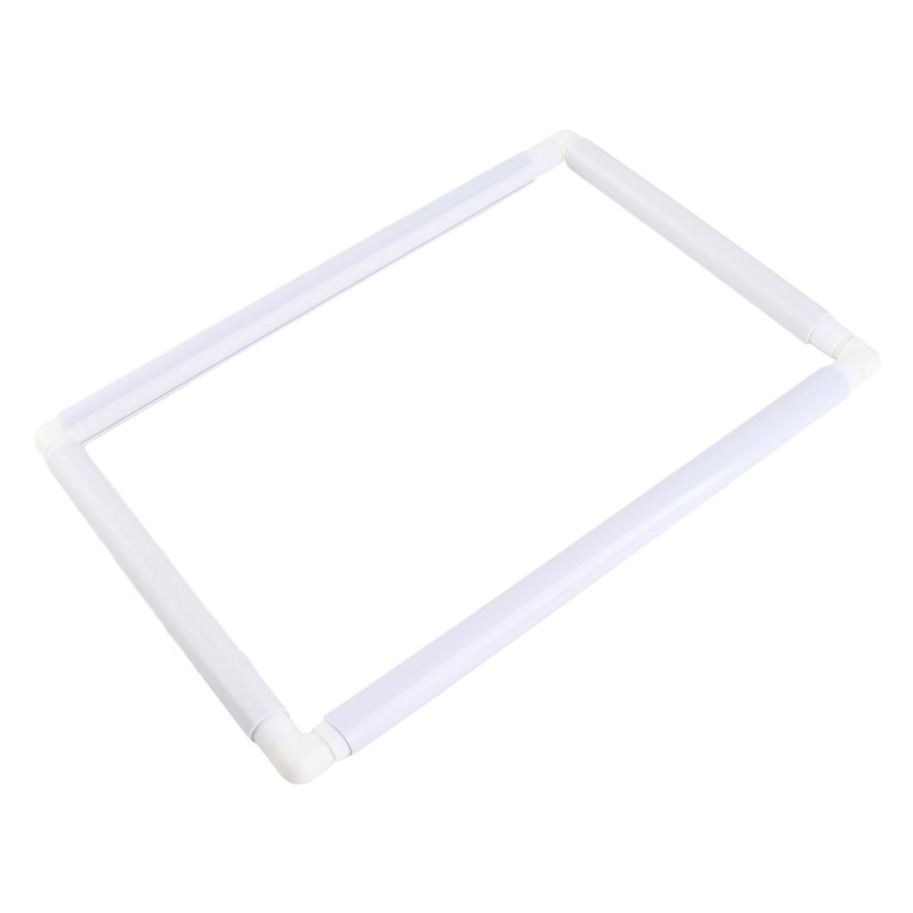 Craft DIY Tool Rectangle Plastic Clip Frame for Embroidery Stitch Quilting Needlepoint Tool Stitch Frame
