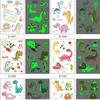Luminous Tattoo Stickers Temporary Fake Tattoos Kid Glow Paste On Face Arm Leg for Children Body Art Mermaid Dinosaur Sticke