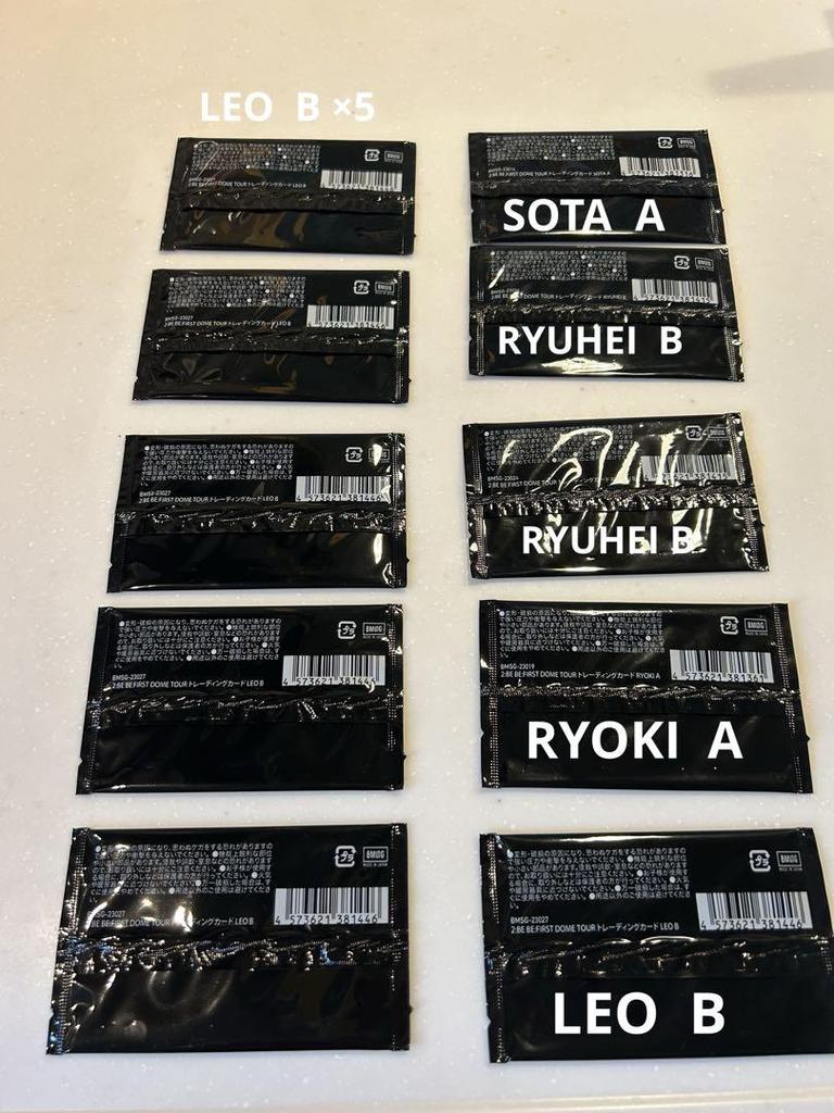 [USED] BE:FIRST 2:BE Trading Card Signed Message Card