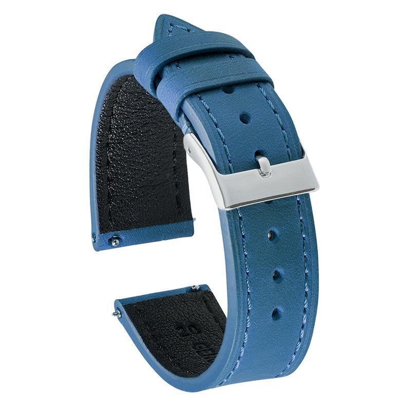 

Crazy Horse Leather Watch Straps 18/19/20/21/22mm Cowhide Bracelet For Watch Men Women Vintage Wristband 21mm