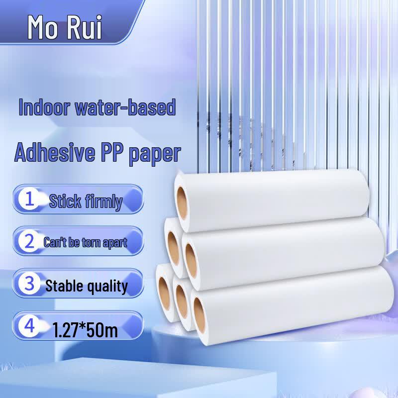 Mourui Water-Resistant PP Adhesive Inkjet Poster Paper (2-inch Core) 1.27m x 50m