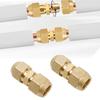 2 stuks AC Split Systeem Koperen Buis Adapters Dubbele Poort Ontwerpen Lekdichte Connector voor Snelle Vervanging & Onderhoud