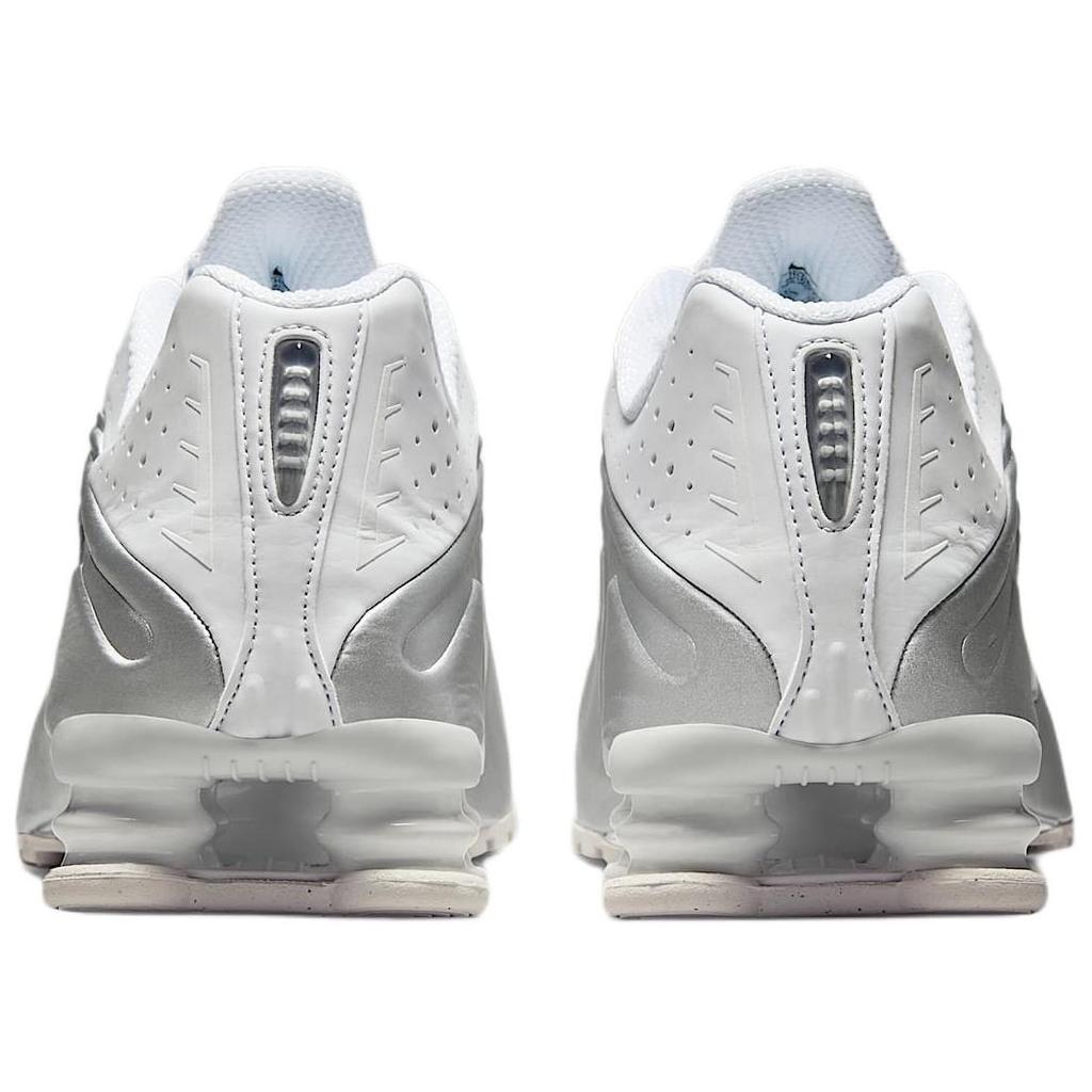 New Nike Shox R4 White Bright Crimson Metallic Silver HQ1988-101