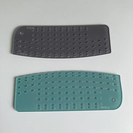 Hot Hem Ruler Fabric Ironing Hemming Template Heat-Resistant Centimeter Hemmer for Clothes