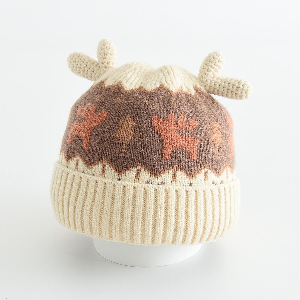 Children's Knit Winter Hat with Ear Protection - Warm, Windproof Wool Hat for Boys & Girls